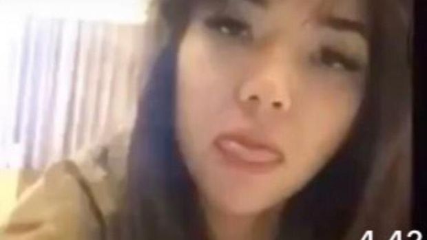 Wanita mirip Gisel di video seks yang beredar. (Foto: dok Twitter)