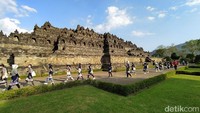 Tema Hari Wayang Sedunia kali ini Ing Ngarsa Sung Tuladha, Ing Madya Mangun Karsa, Tut Wuri Handayani. (Eko Susanto/detikTravel)