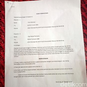 Insiden Penjaga Toko Tendang Balita Berakhir Damai