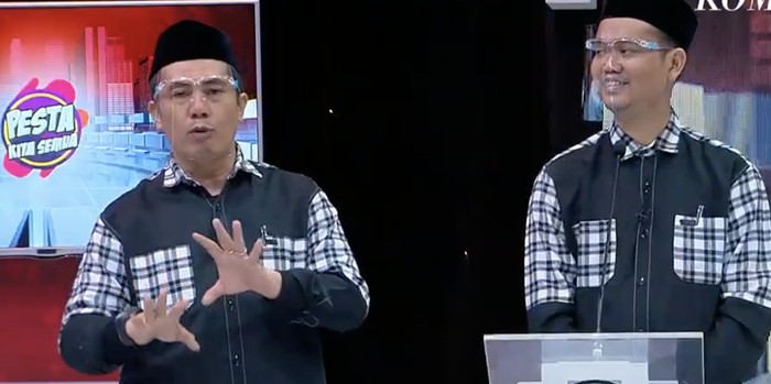 Pasangan Deng-Ical dr Fadli di debat Pilwalkiot Makassar (dok. Istimewa).