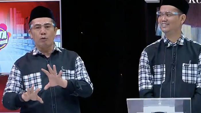 Pasangan Deng-Ical dr Fadli di debat Pilwalkiot Makassar (dok. Istimewa).