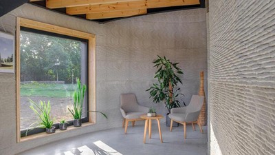 Percaya Nggak Percaya, Rumah 2 Lantai Ini Dibangun Pakai Printer 3D
