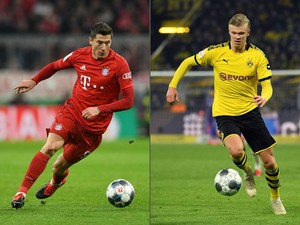 Haaland dan Lewandowski di Dortmund Vs Bayern: Siapa Lebih Tajam?