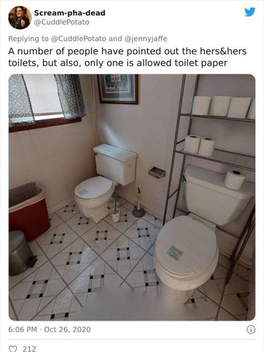 Bagian dalam rumah aneh