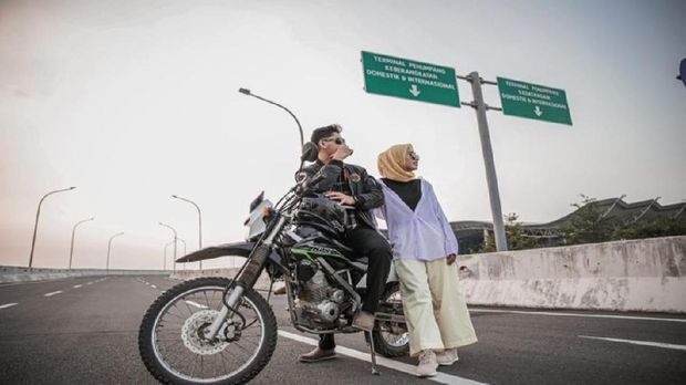 Salah satu spot foto yang ada di BIJB Kertajati Majalengka untuk Foto Prewedding atau video syuting. Foto (Dok BIJB Kertajati)