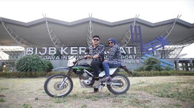 Salah satu spot foto yang ada di BIJB Kertajati Majalengka untuk Foto Prewedding atau video syuting. Foto (Dok BIJB Kertajati)