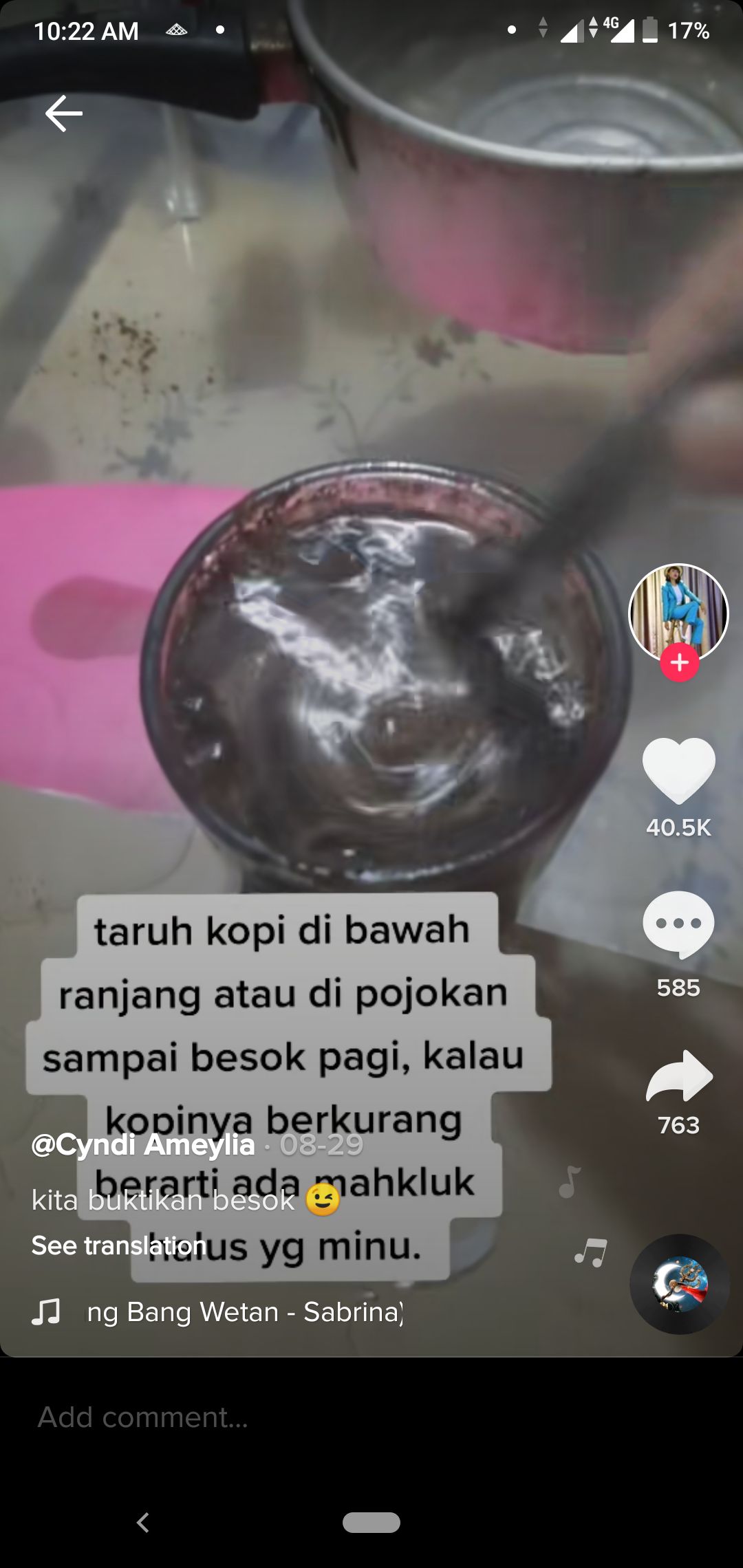 Buktikan Jin Minum Kopi, Netizen Ramai Sebutkan Mitos