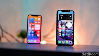 Layar iPhone 11 menggunakan panel Liquid Retina IPS LCD dengan resolusi 828 x 1792 pixels. Foto: Adi Fida Rahman/detikINET
