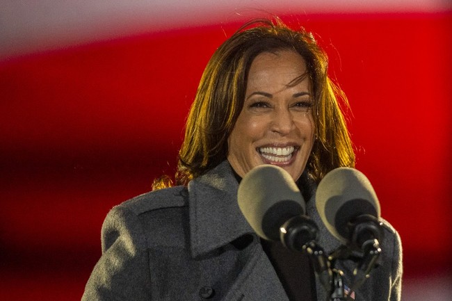 Kamala Harris mencetak sejarah dalam Pilpres AS 2020. Kamala yang berdarah India-Jamaika, menjadi wanita sekaligus orang keturunan Afrika-Asia pertama yang menjadi wakil presiden AS 2020 terpilih. Foto: AFP/Mark Makela