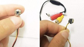 Kamera tersembunyi di kepala skrup. Foto: Bored Panda