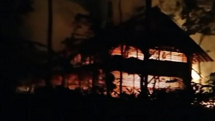 Kandang ayam di Ciamis hangus terbakar