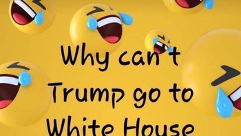 Nah ini kenapa Trump tidak bisa ke White House lagi. Foto: Twitter