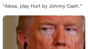 Alexa putar lagu Hurt. Foto: Twitter