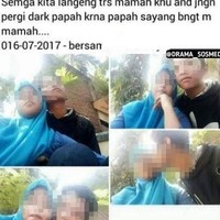Harus komentar apa nih sama yang statusnya gini? Romantis sih tapi... Foto: Facebook