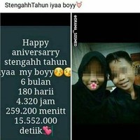 Kalah deh kamu mblo sama pasangan yang satu ini. Walaupun masih kecil tapi hubungan mereka sudah setengah tahun loh.. Foto: Facebook