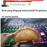 Kalau ini mah pastel beneran atuh.. Iyasih warna pastel, tapi maksudnya bukan kayak gini. Foto: Facebook