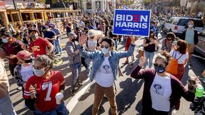Suka Cita Para Pendukung Usai Biden-Harris Menangkan Pilpres AS