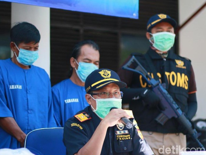 Bea Cukai Tarakan dan BNNP Kaltara menggagalkan upaya penyelundupan sabu dari Malaysia (dok Istimewa)