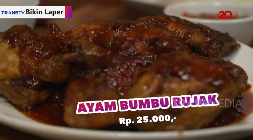 Bikin Laper! Ketagihan Enaknya Ayam Bumbu Rujak dan Tumis Ati Ampela