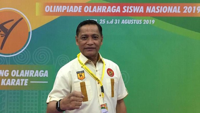 Kepala bidang Pembinaan Prestasi FORKI, Djafar Djantang,