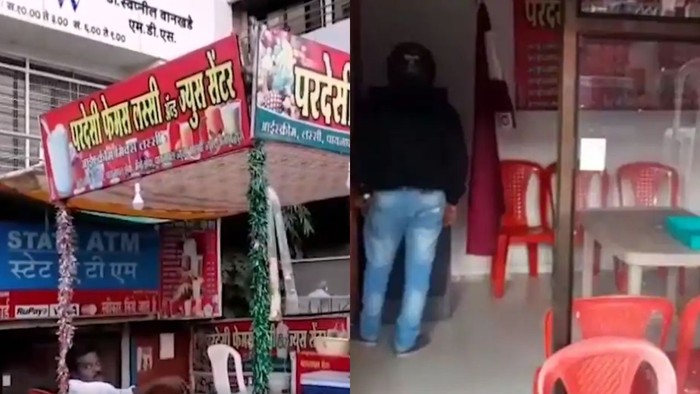 Duh! Penjual Ini Buka Kedai Jus Buah di Dalam Ruang ATM