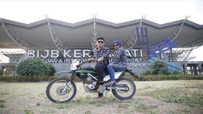 Salah satu spot foto yang ada di BIJB Kertajati Majalengka untuk Foto Prewedding atau video syuting.