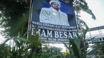 Jelang Pulang Kampung, Spanduk Habib Rizieq Mulai Bermunculan