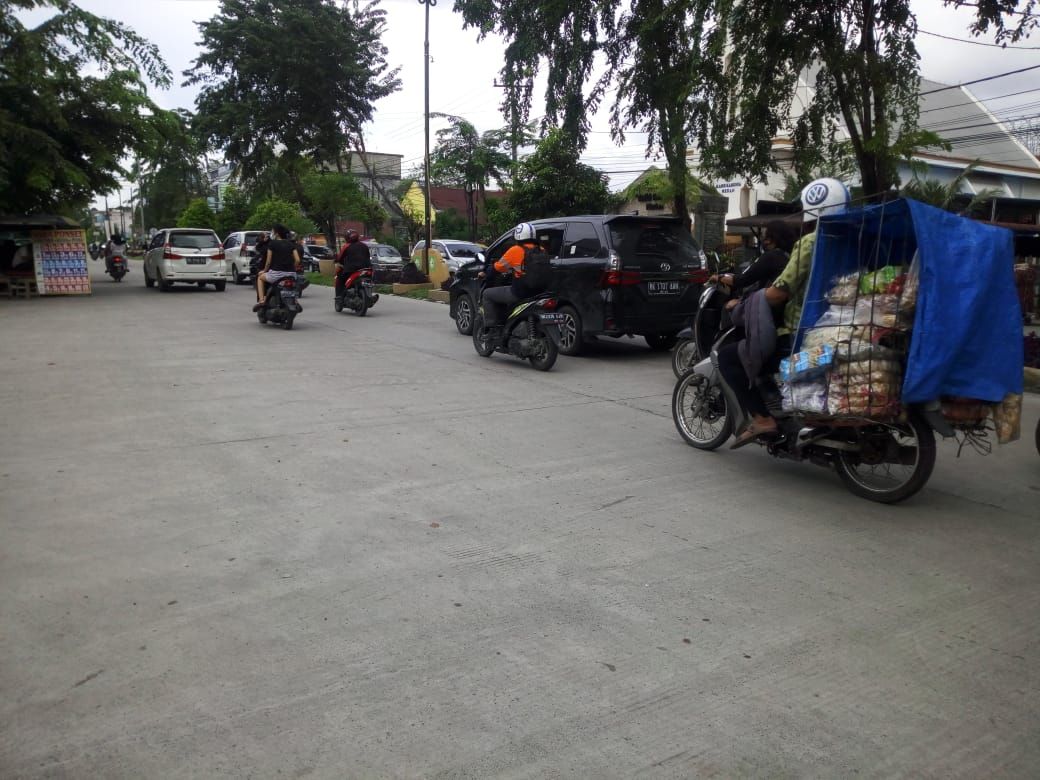 Kondisi Jalan Kapten Muslim Medan (Datuk-detikcom)