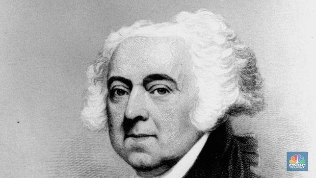 Mantan Presiden AS John Adams (AP Photo) John Adams, second president of the U.S. from 1797 to 1801, is shown in this steel engraving. (AP Photo)
