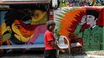 Mural Pesan Sosial di Sunter Keren-keren Banget Gaes