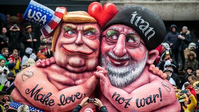 Ragam Karya Kocak Tentang Trump Selama Jadi Presiden