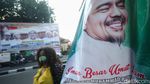 Suasana Petamburan Jelang Pulangnya Habib Rizieq