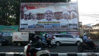 Begini suasana di kawasan Petamburan, Jakarta, jelang kepulangan Habib Rizieq besok.