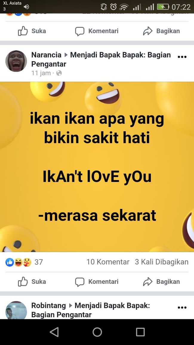 Sakit banget nih pasti rasanya. Ada yang pernah ngalamin? Foto: Facebook/Menjadi Bapak Bapak: Bagian Pengantar