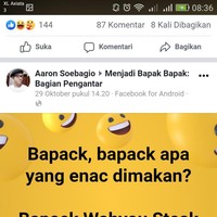 Bapak Wahyu disamain sama wagyu steak nih.. Foto: Facebook/Menjadi Bapak Bapak: Bagian Pengantar