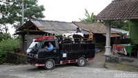 Hewan ternak akan dipindahkan ke kandang bersama yang terletak di Huntap Gading, Glagaharjo, Sleman. Pius Erlangga/detikcom.