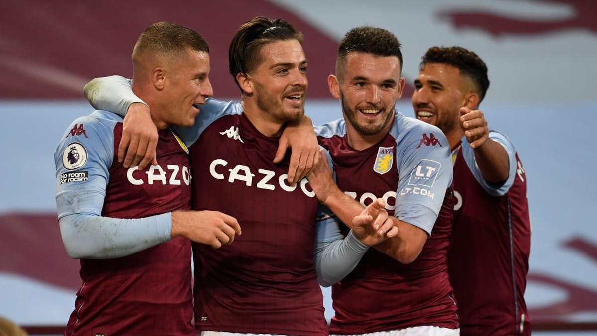 Jack Grealish dkk akan diistirahatkan menyusul banyaknya kasus COVID-19 di skuad utama Aston Villa. Foto: (Getty Images/Pool)