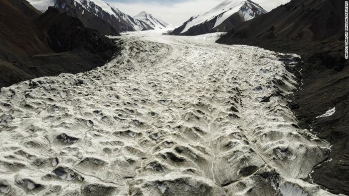 Gletser di Pegunungan Qilian, China