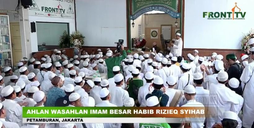 Habib Rizieq kumpul-kumpul