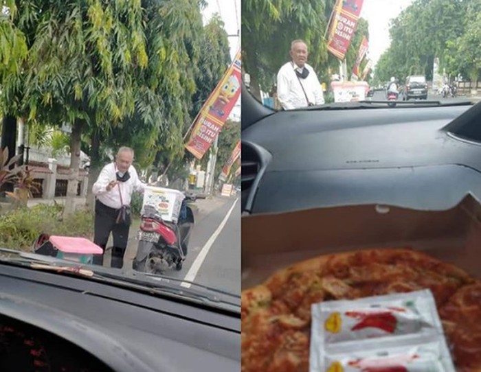 Kakek Jualan Pizza di Bali