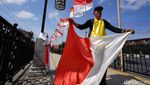 Peringati Hari Pahlawan, Jembatan Keris Berhias Merah Putih