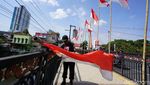 Peringati Hari Pahlawan, Jembatan Keris Berhias Merah Putih