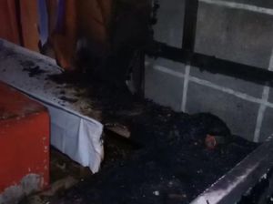 Pos Beratribut Paslon Pilwalkot Makassar Terbakar, 6 Orang Diperiksa