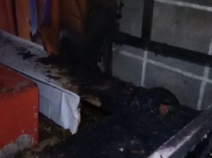 Pos Beratribut Paslon Pilwalkot Makassar Terbakar, 6 Orang Diperiksa