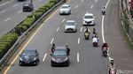 Potret Pemotor Masuk Tol Dalam Kota