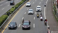 Begini potret massa FPI masuk jalan tol.