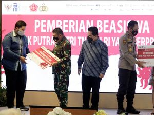 Berprestasi, 2.200 Anak TNI-Polri Raih Dana Pendidikan BUMN