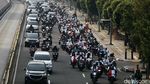 Sambut Habib Rizieq, Massa FPI Konvoi di Jalan Gatsu