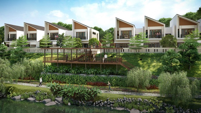 Mewah Rumah View Gunung Sungai Depan St Lrt Street Mall Sekolah