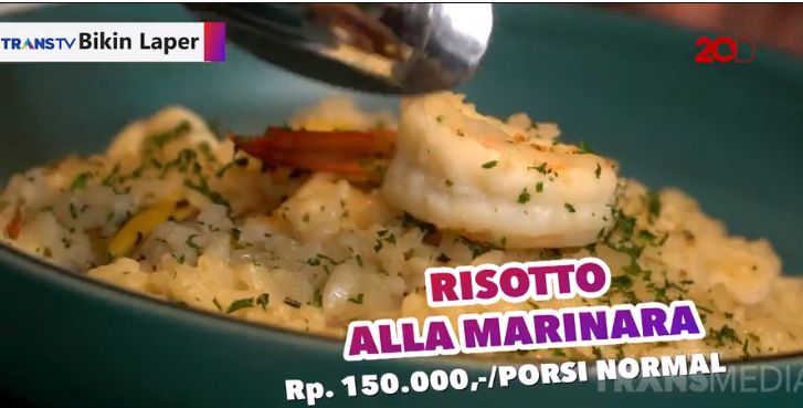 Bikin Laper! Nikmatnya Ikan Barramundi dan Rissoto Khas Italia
